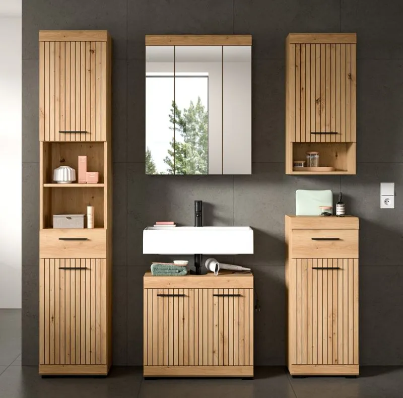 Badezimmer-Set Scout | Artisan Eiche | 5-teilig ohne Aufsatzleuchte