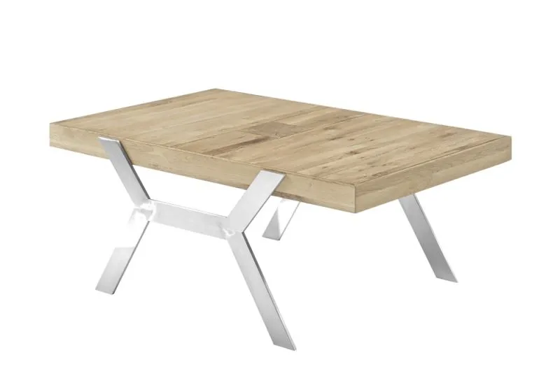 Beistelltisch Burgas | Zerreiche massiv | natur | 110 x 45 x 70 cm