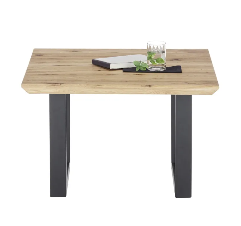 Couchtisch Asola | Eiche | T-Fuß | Eiche / schwarz | verschiedene Größen
