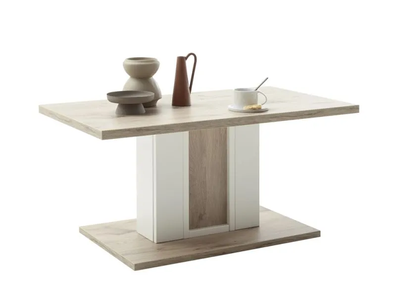 Couchtisch Santerno | Soft white / Viking Oak