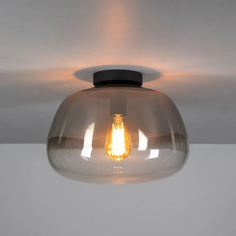 Deckenleuchte Pop | Glas | Ø36 cm | Rauchgrau