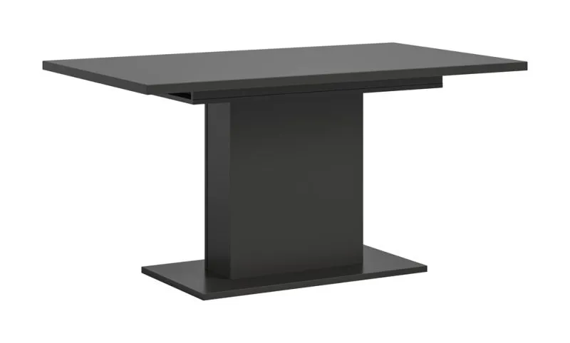 Esstisch Motion | ausziehbar | Säulen-Fußgestell | grau | 150(190)x90