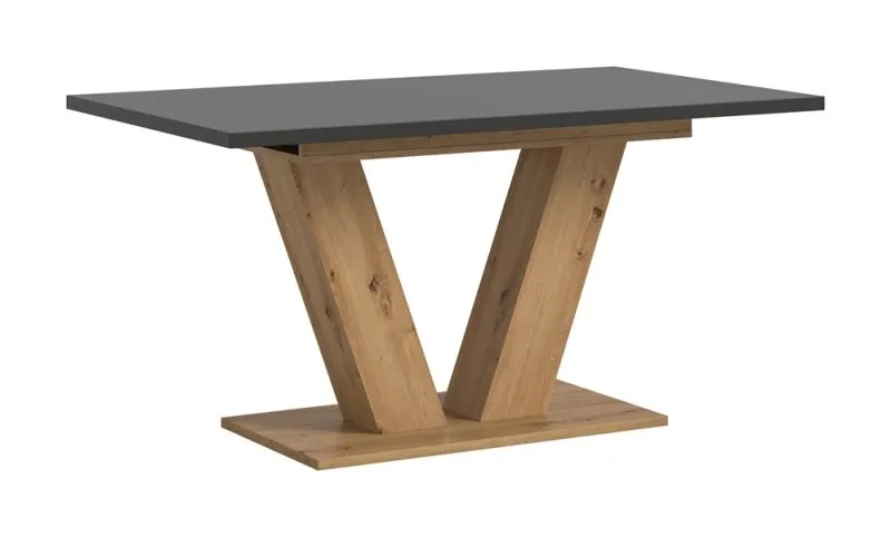 Esstisch Motion | ausziehbar | V-Fußgestell | Artisan Eiche / grau | 150(190)x90