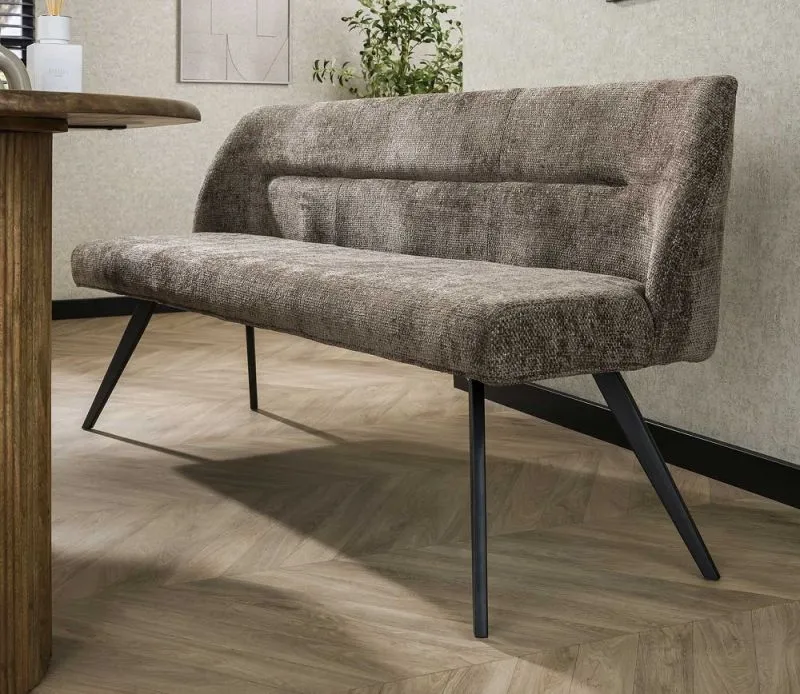 Esszimmerbank Kilis | Webstoff | taupe