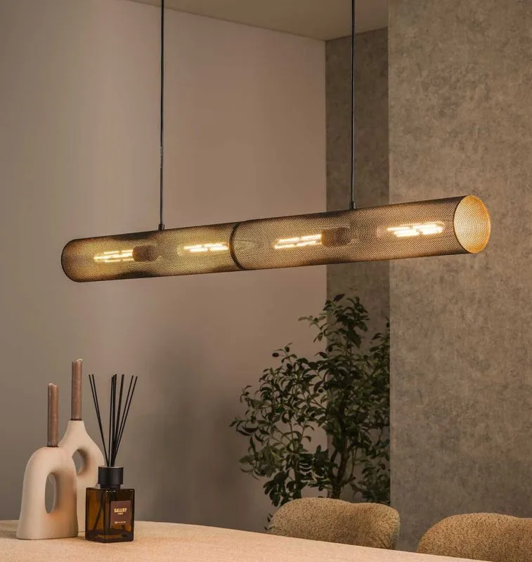Hängelampe Baro | Metallnetz | Artic schwarz