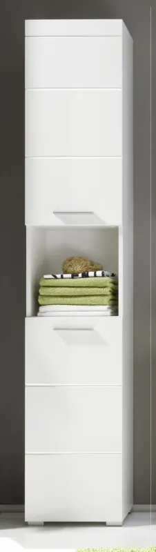 Hochschrank Amanda | weiß Hochglanz