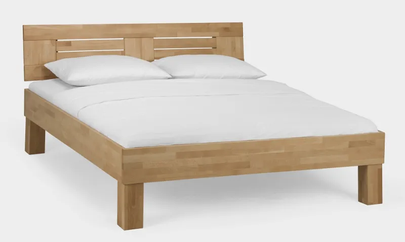 Holzbett massiv Daisy | Buche lackiert | 120x210 | Kopfteil 3