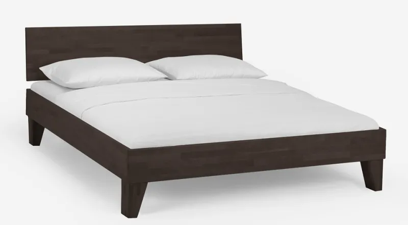 Holzbett massiv Daisy | Buche wenge lackiert | 90x190 | Kopfteil 2