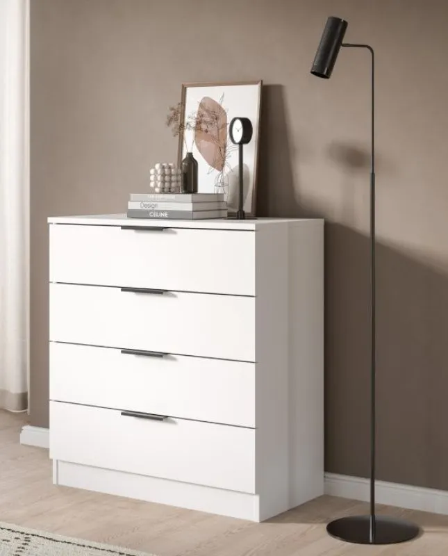 Kommode Kopenhagen | mit 4 Schubkästen | weiß
