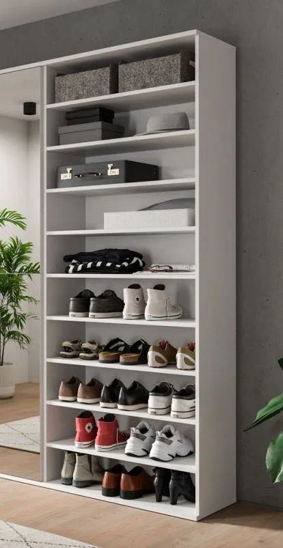 Schuhregal Projekt X | weiß