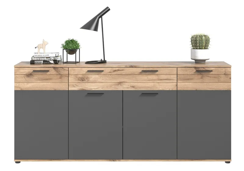 Sideboard Mason | Nox Oak / Basalt Grau