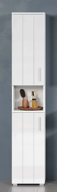 Hochschrank Wons | weiß Hochglanz