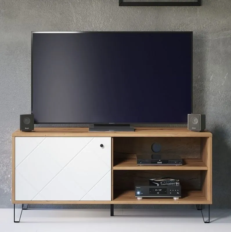 TV-Board Touch | Artisan Eiche / weiß
