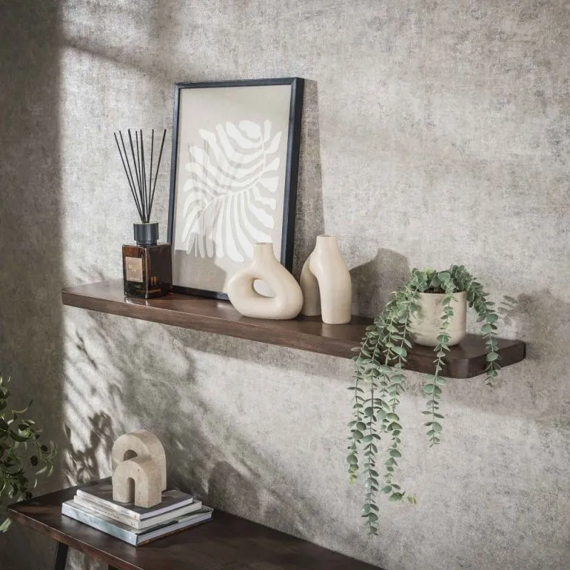 Wandregal Galia | 120cm | Akazie massiv | braun