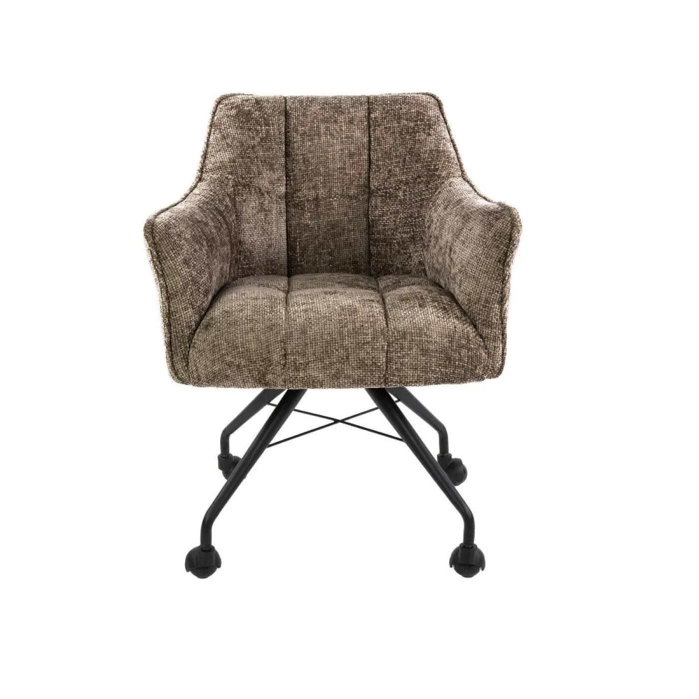 2er Set Stuhl Joli | mit Rollen | Hoven champagne