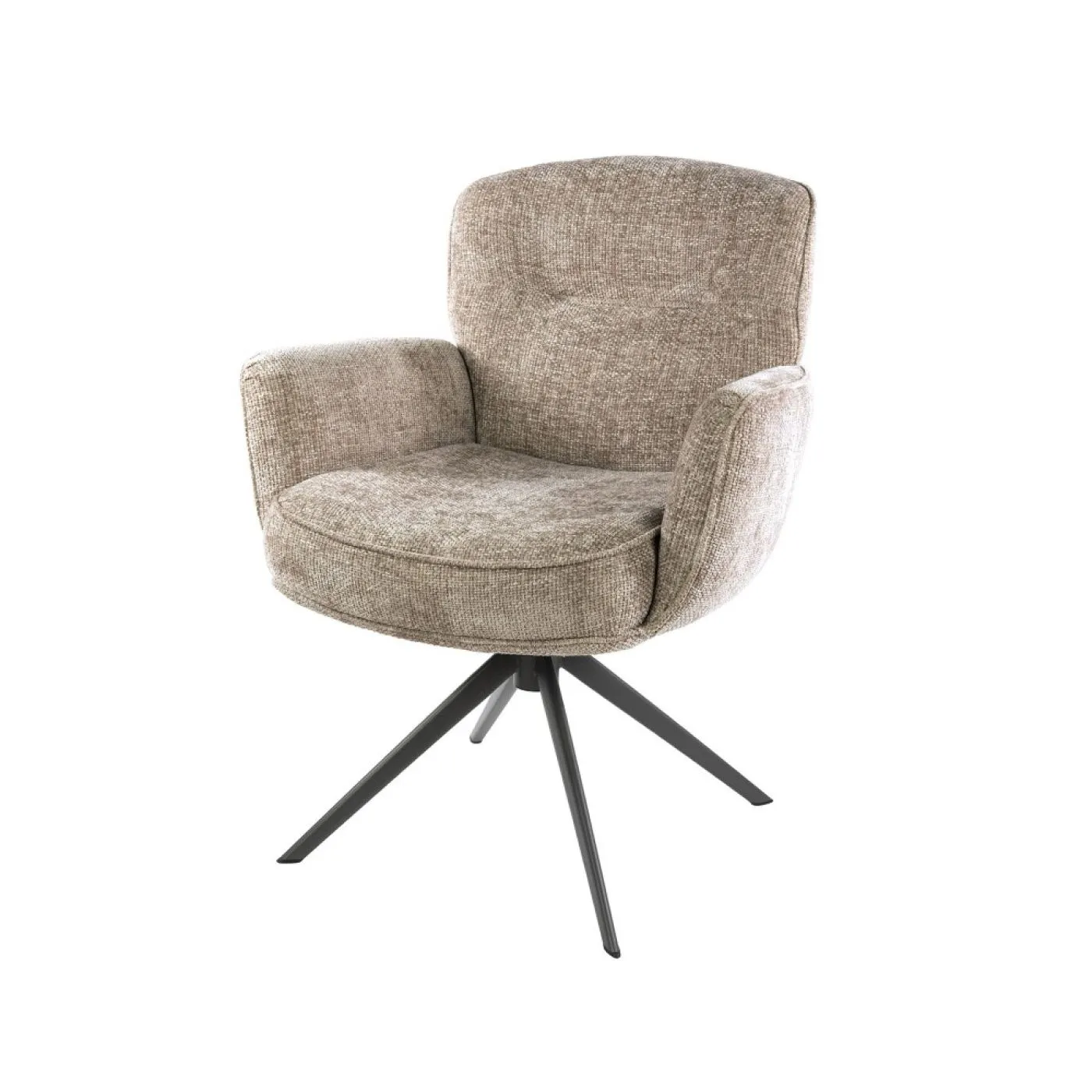 2er Set Sessel Duba | drehbar | Sandfarbe