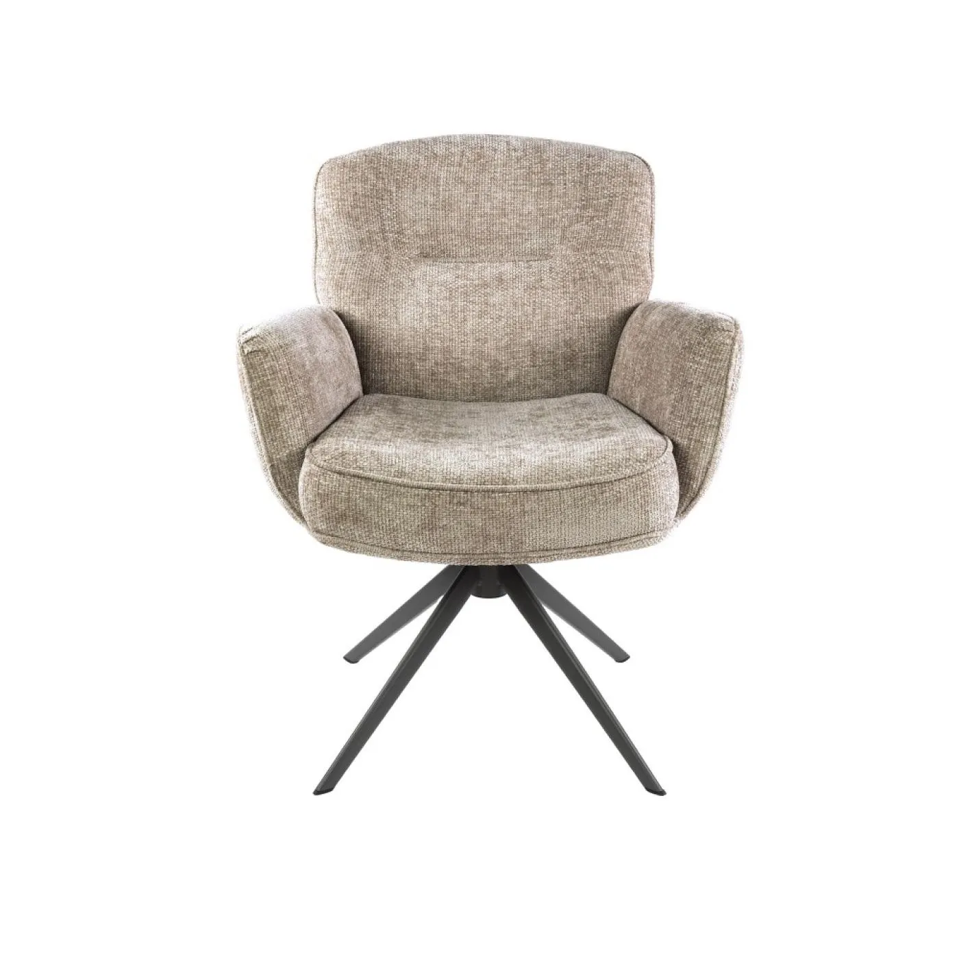 2er Set Sessel Duba | drehbar | Sandfarbe