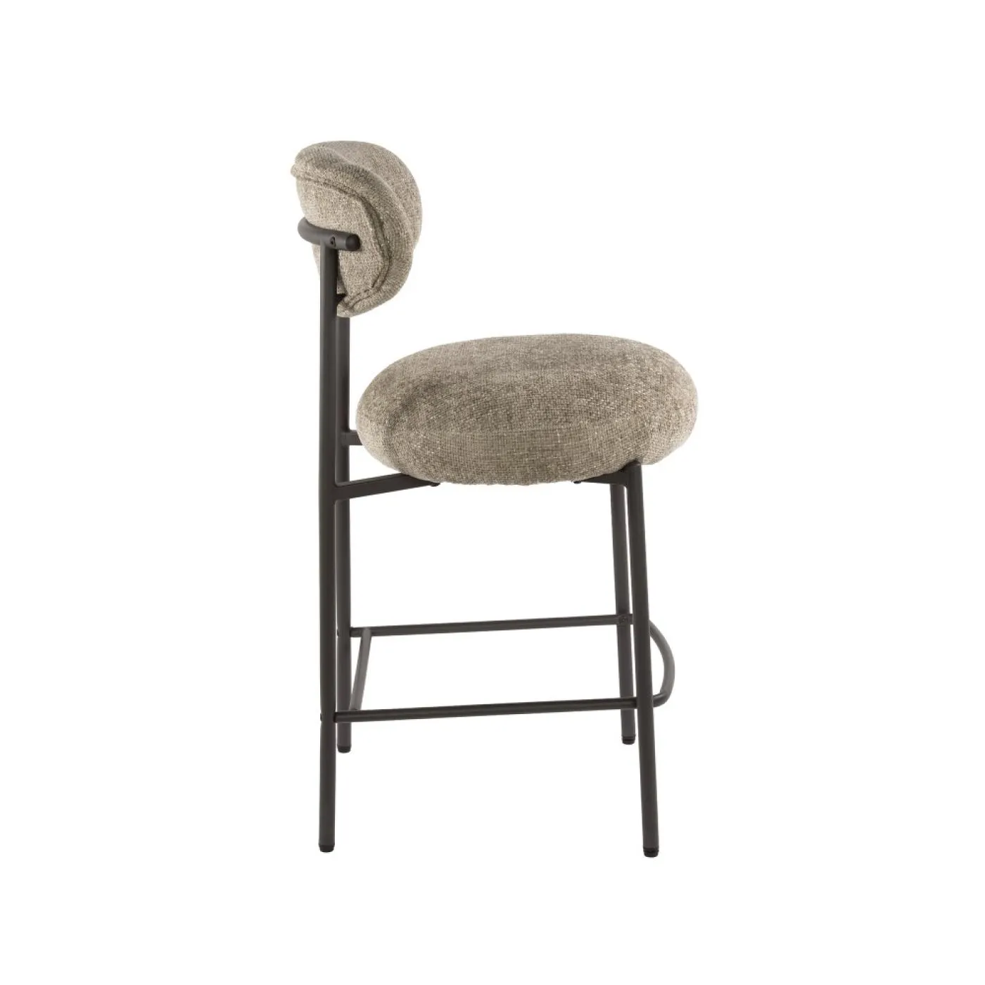 2er Set Barhocker Puff | Renegade-Stoff | Cargo Sand