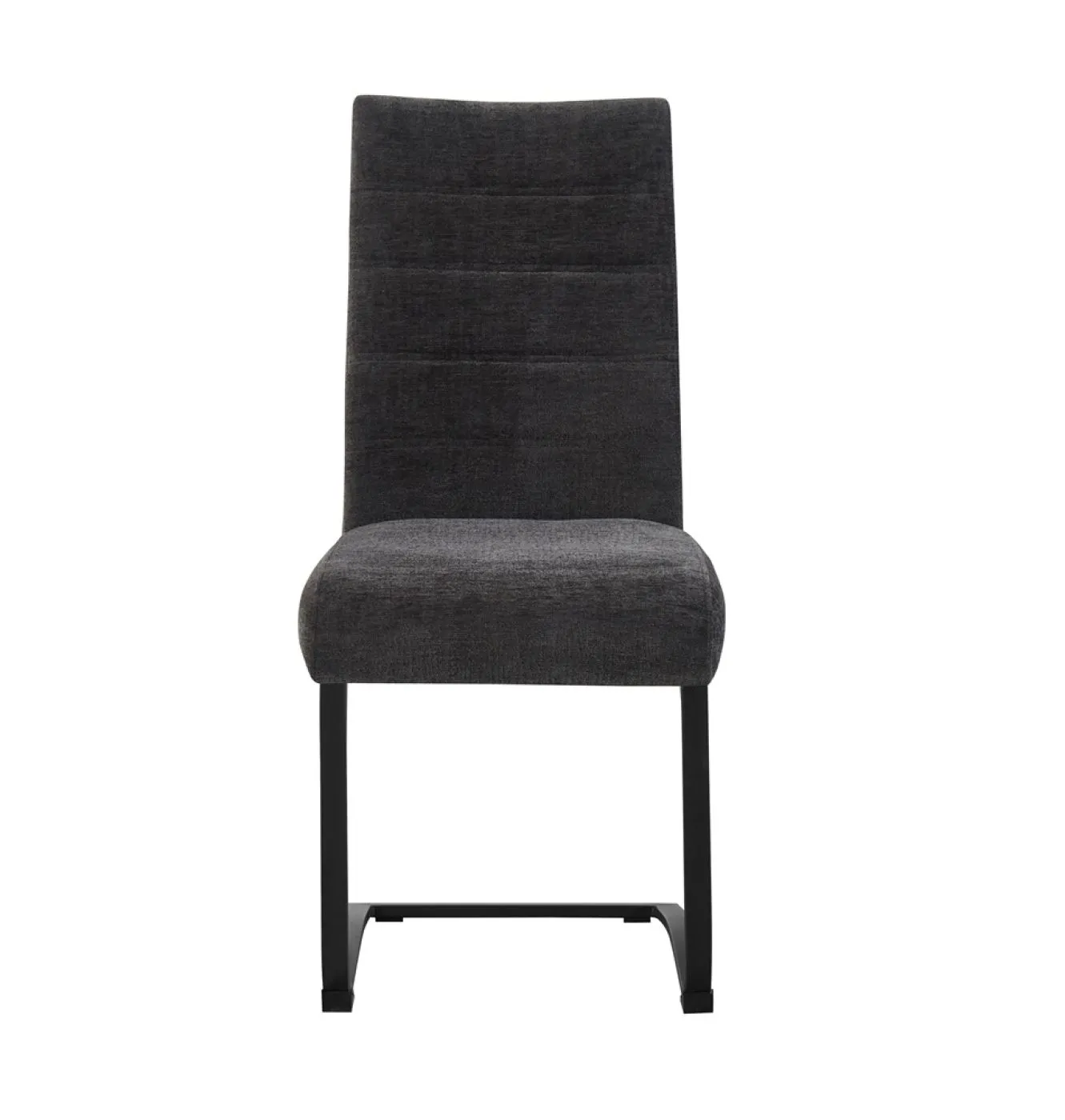 2er Set Freischwinger Leni | Strukturstoff | anthrazit