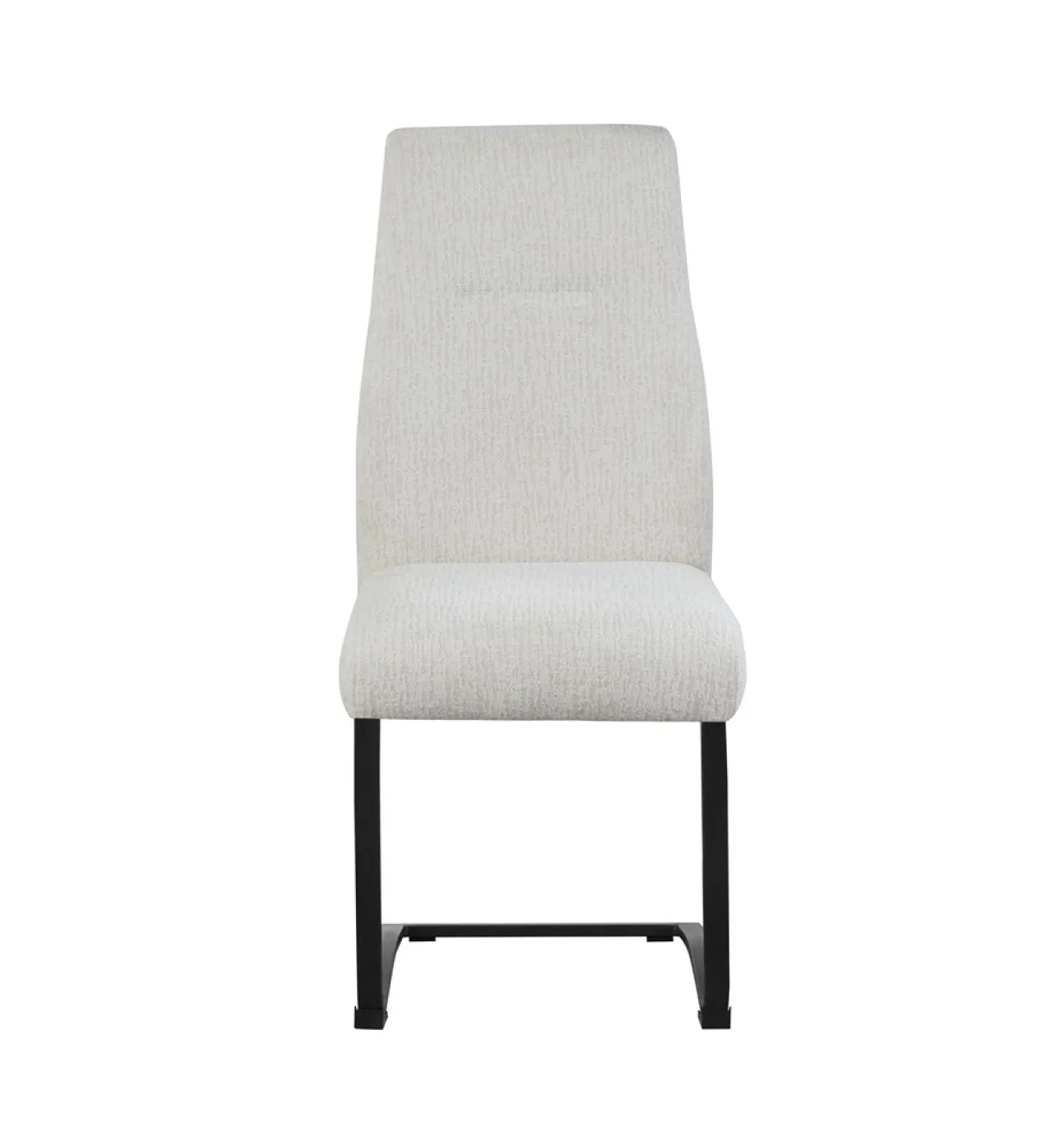 2er Set Freischwinger Tina | Strukturstoff | creme
