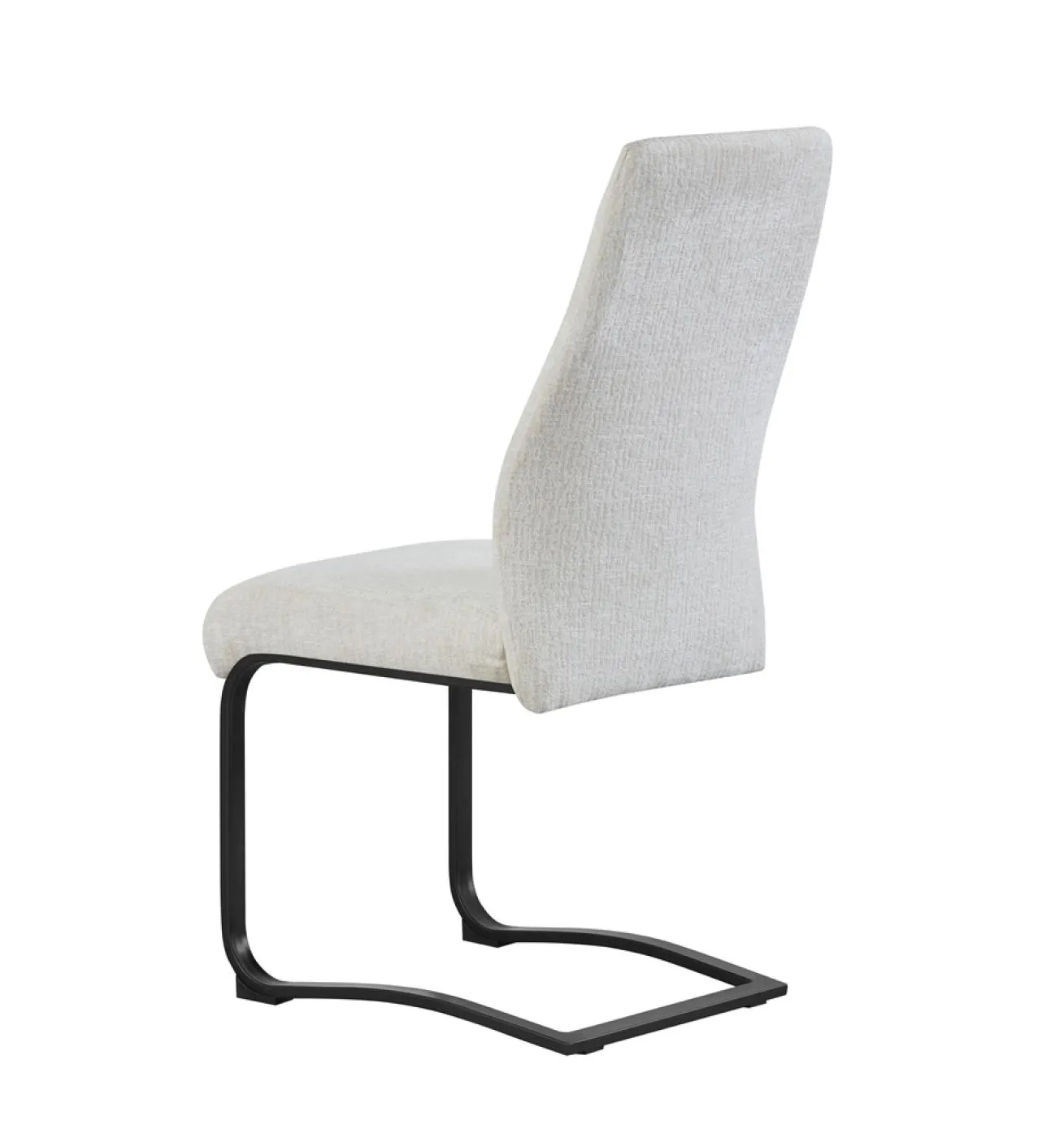 2er Set Freischwinger Tina | Strukturstoff | creme