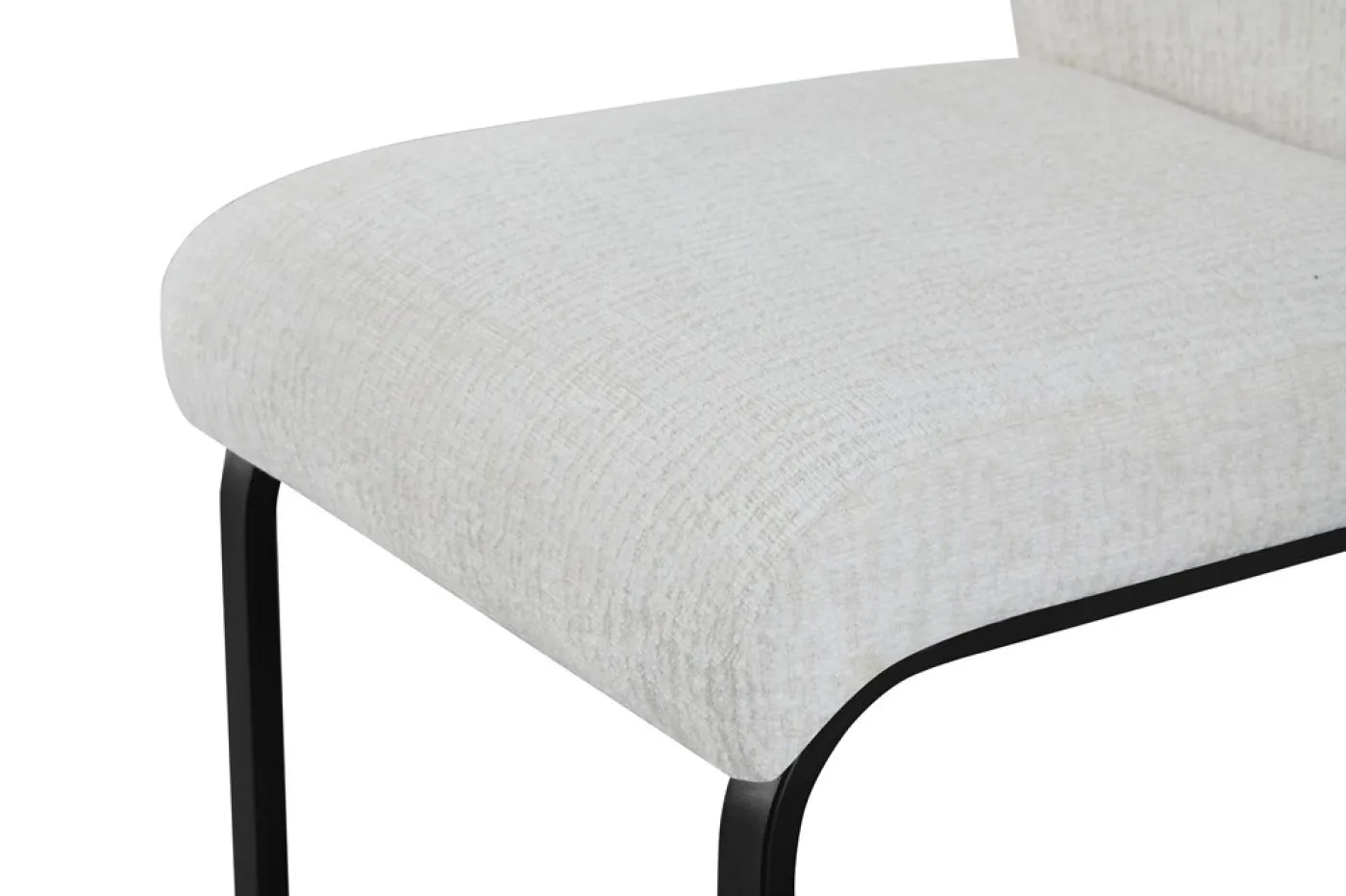 2er Set Freischwinger Tina | Strukturstoff | creme