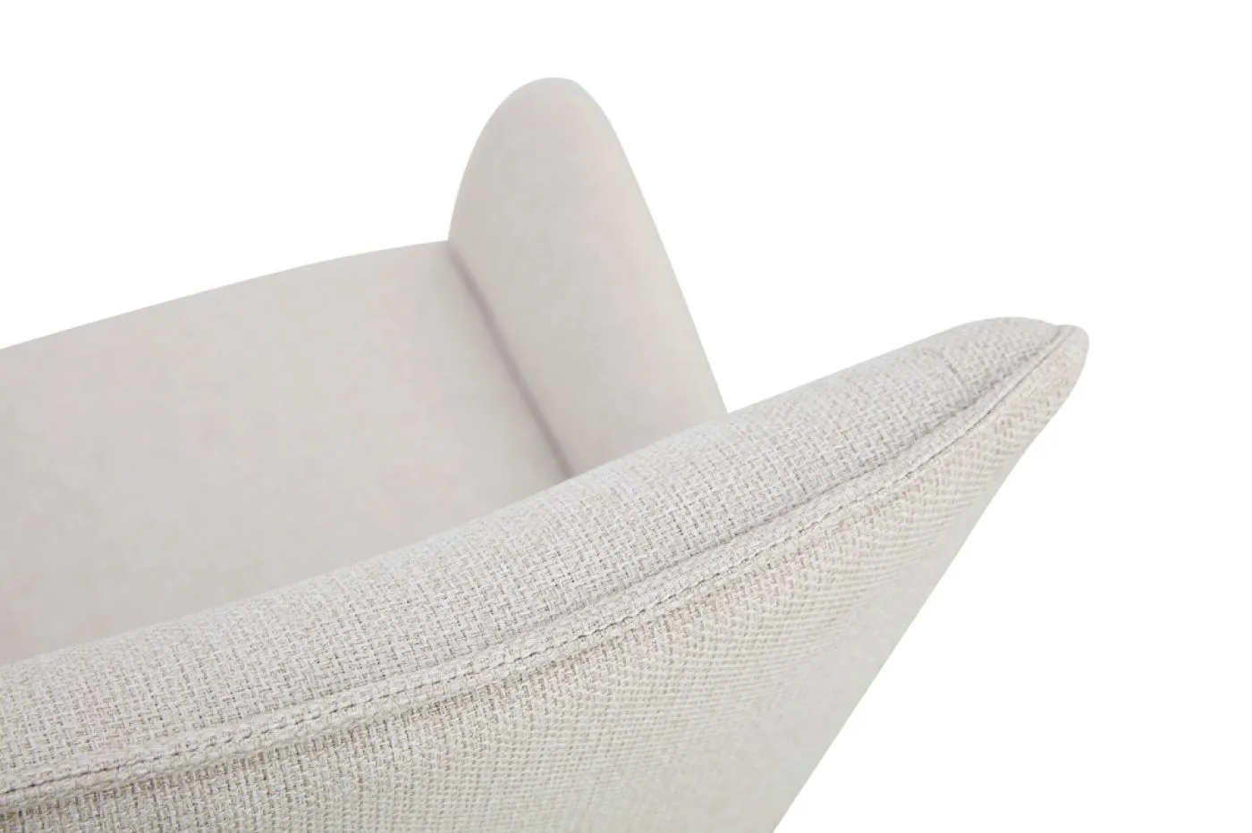 2er Set Stuhl Helen | Webstoff | creme