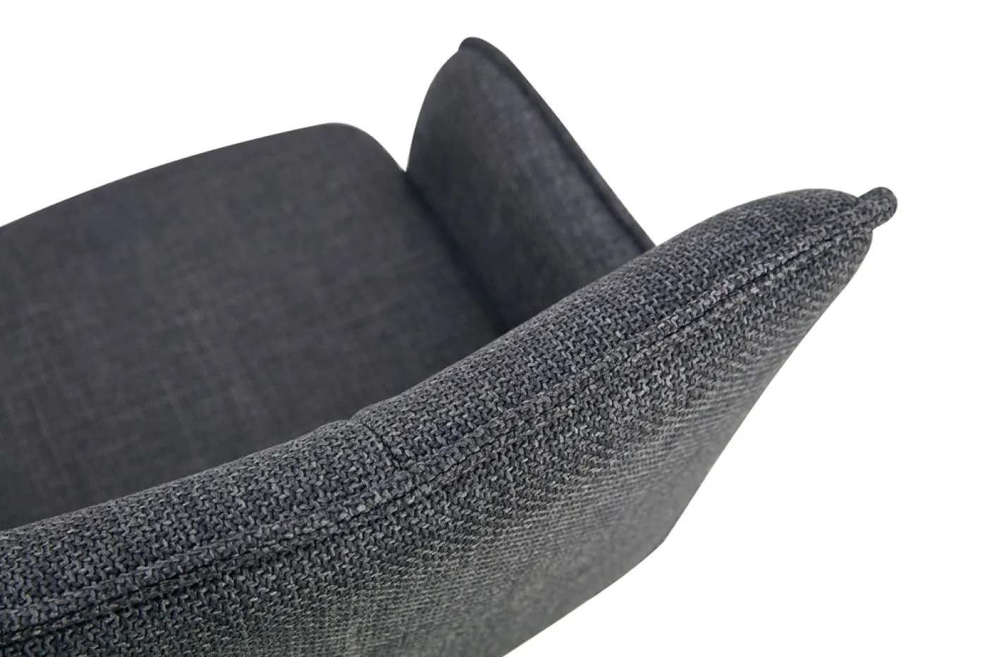2er Set Stuhl Jana | Webstoff | drehbar | anthrazit