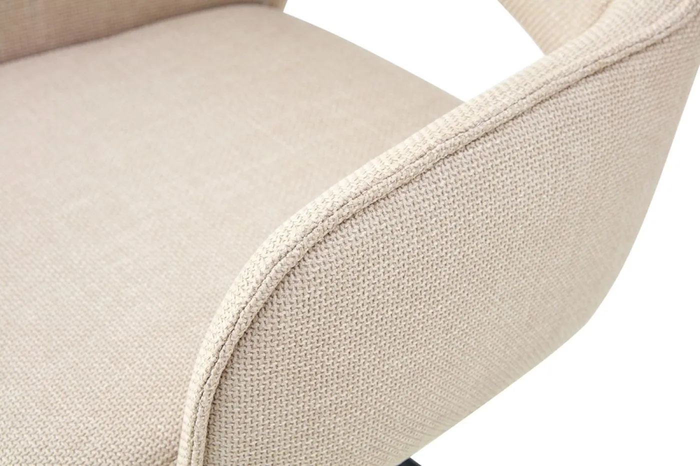 2er Set Stuhl Jana | Webstoff | drehbar | creme