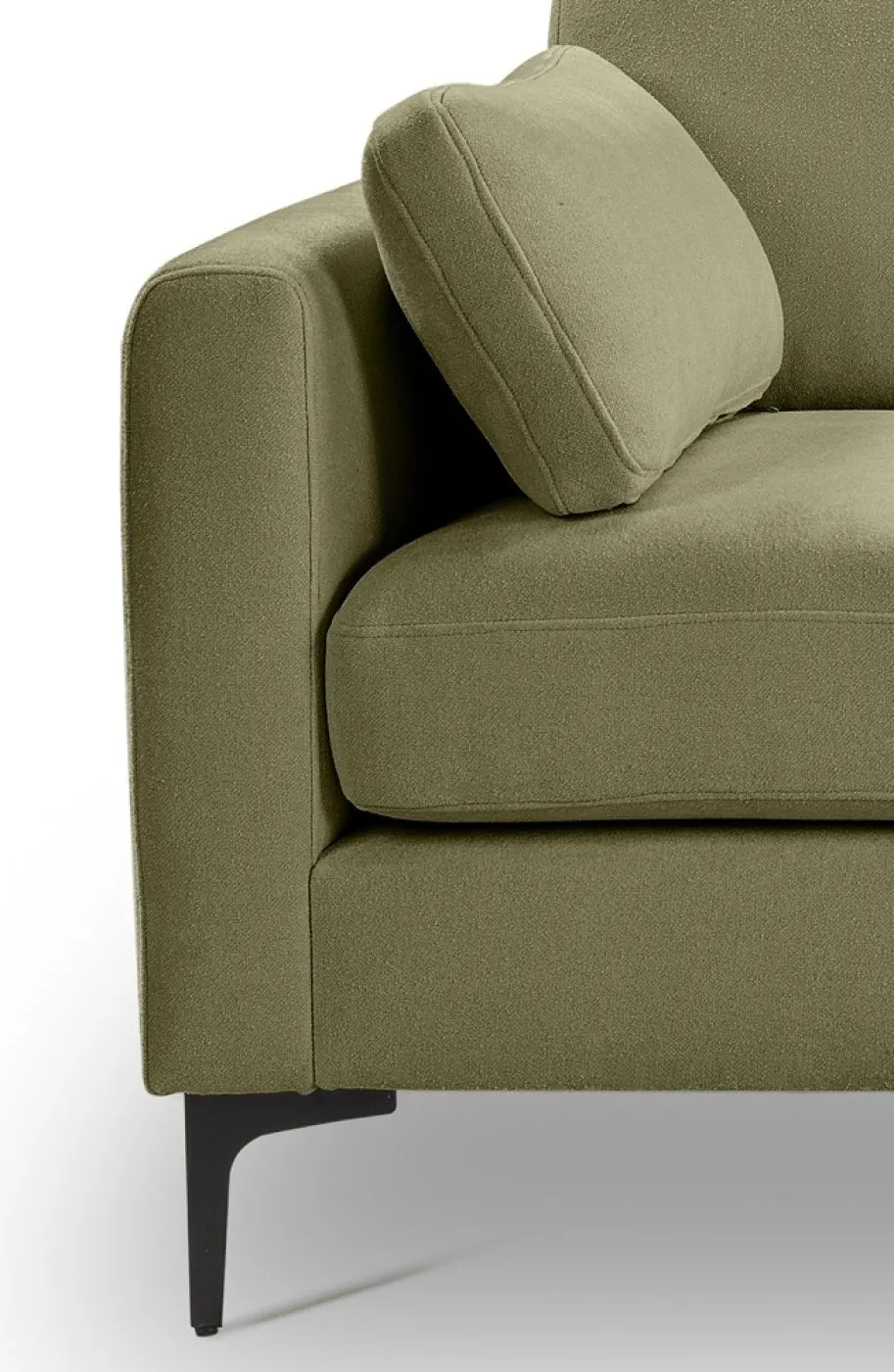 4-Sitzer Polstersofa Venti | 286cm | Webstoff | grün