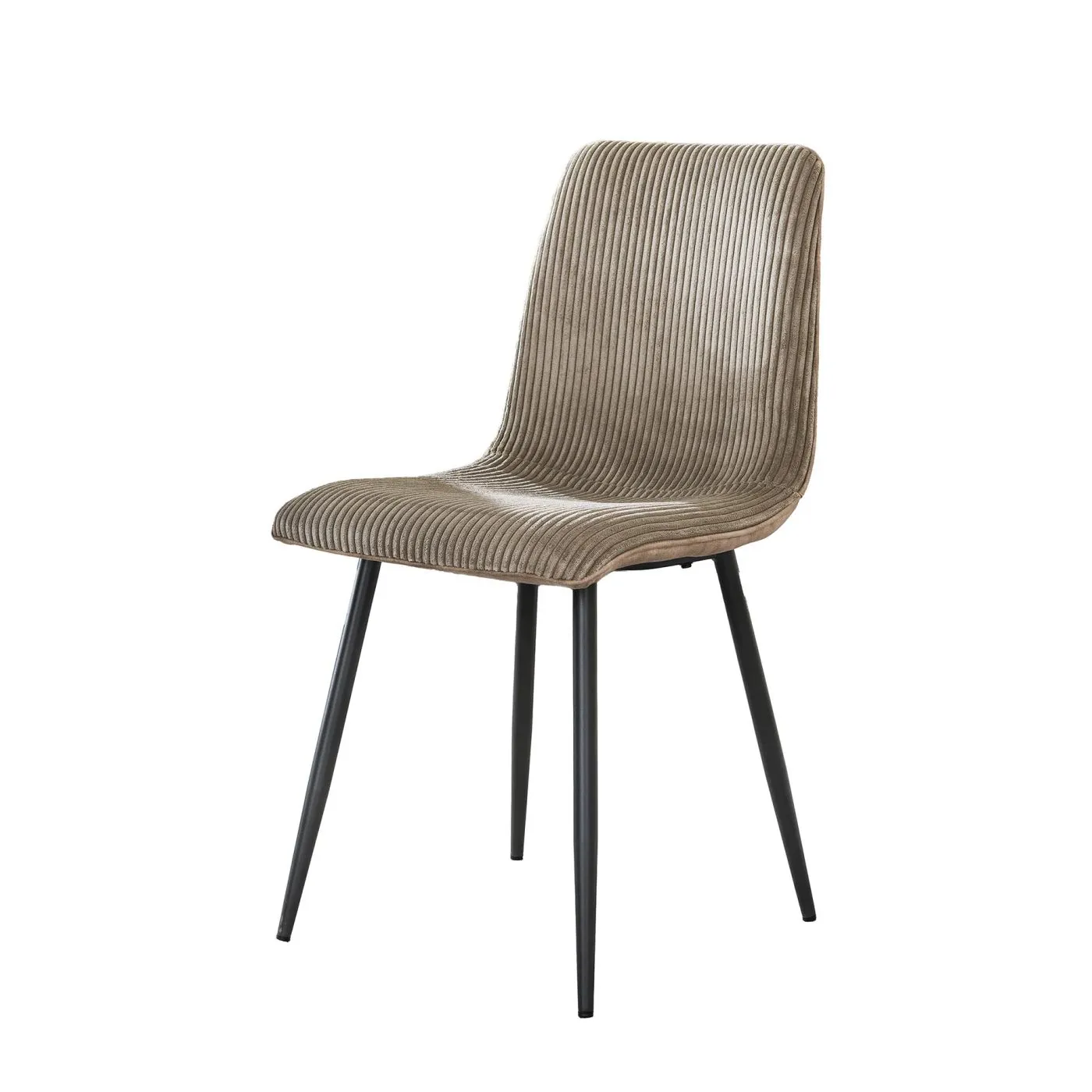 4er Set Stuhl Cote | Breitcord | Creme-grau