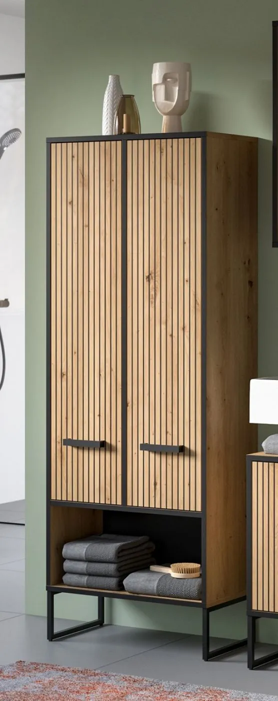 Bad Set Bagno | 4-teilig | Artisan Oak ohne Aufsatzleuchte