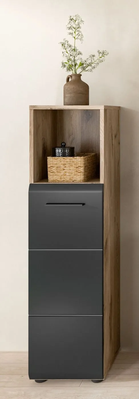 Bad Set Ice 2 | 4-teilig | Nox Oak / schwarz matt