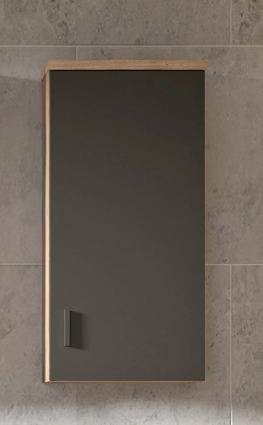 Badezimmer Set Grado | Nox Oak / grau | 3-teilig ohne Aufsatzleuchte