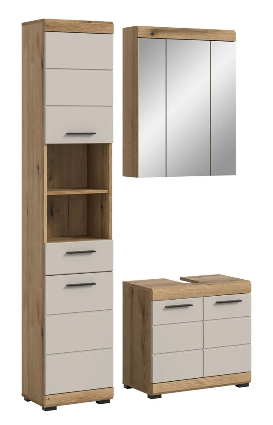 Badezimmer-Set Scout | Kaschmir / Evoak Oak | 3-teilig