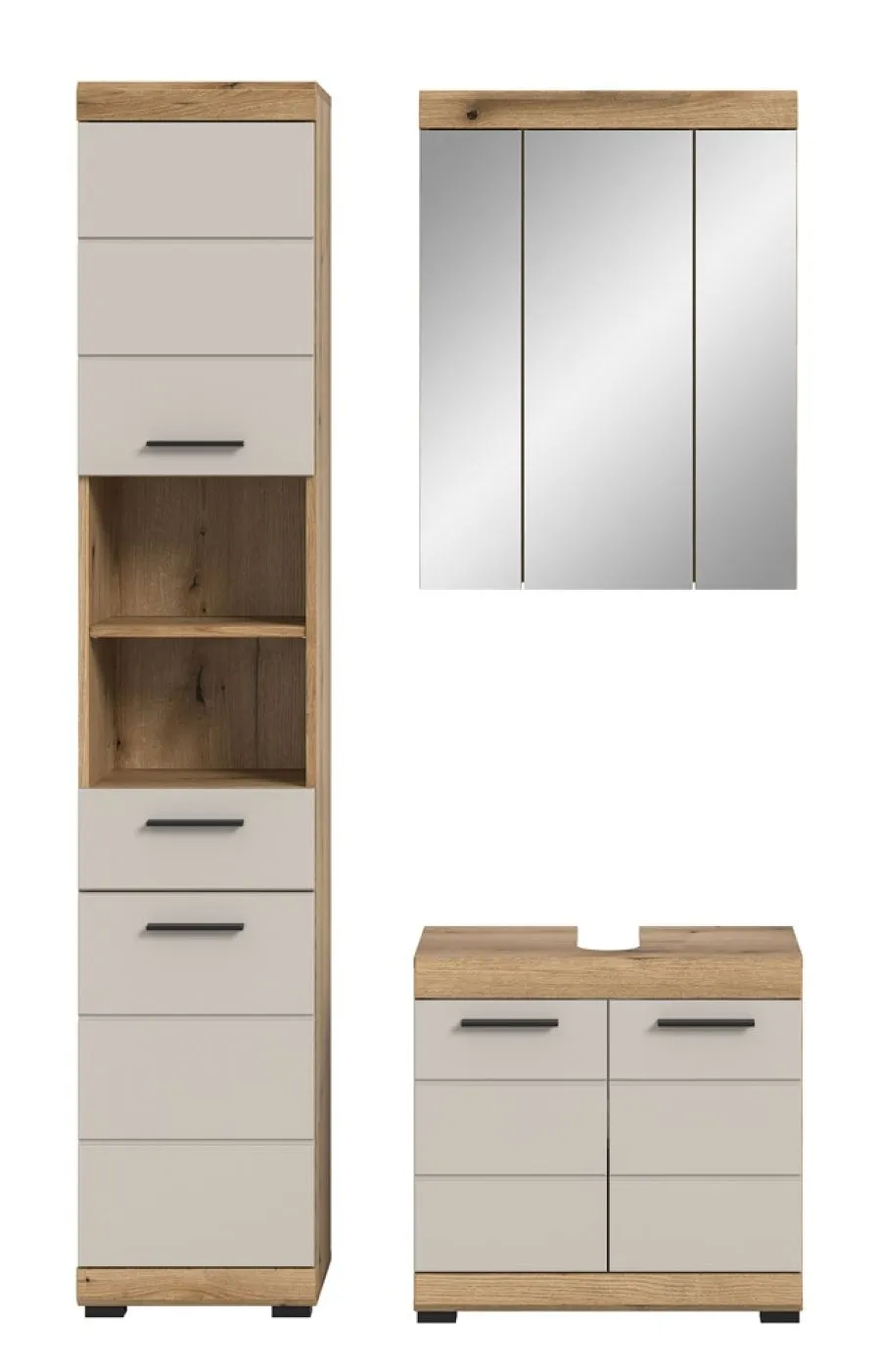 Badezimmer-Set Scout | Kaschmir / Evoak Oak | 3-teilig