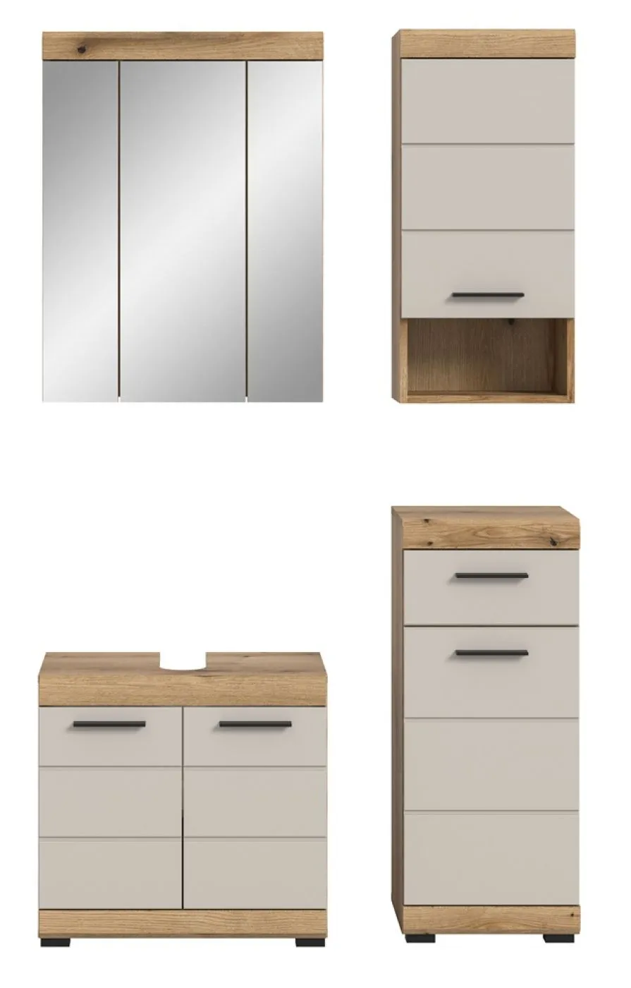 Badezimmer-Set Scout | Kaschmir / Evoak Oak | 4-teilig