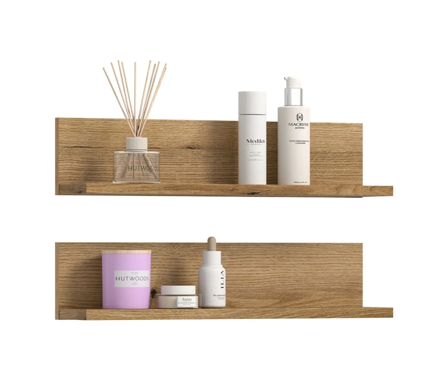 Badkombination Bad Set Aqua | 5-teilig | Sage Green / Evoke Oak ohne