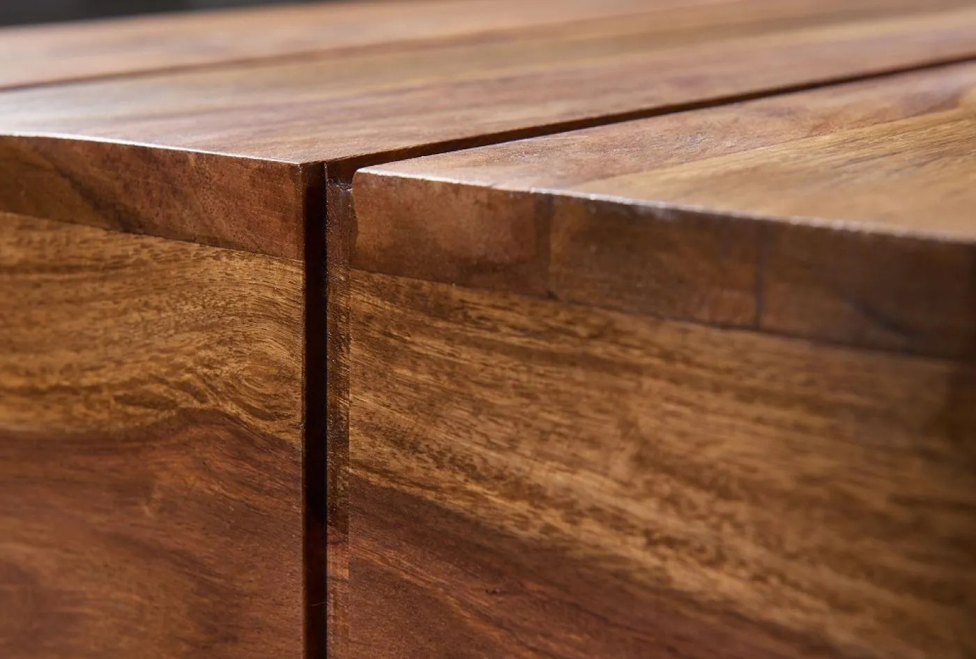 Couchtisch Sira | Sheesham Holz Massiv | braun