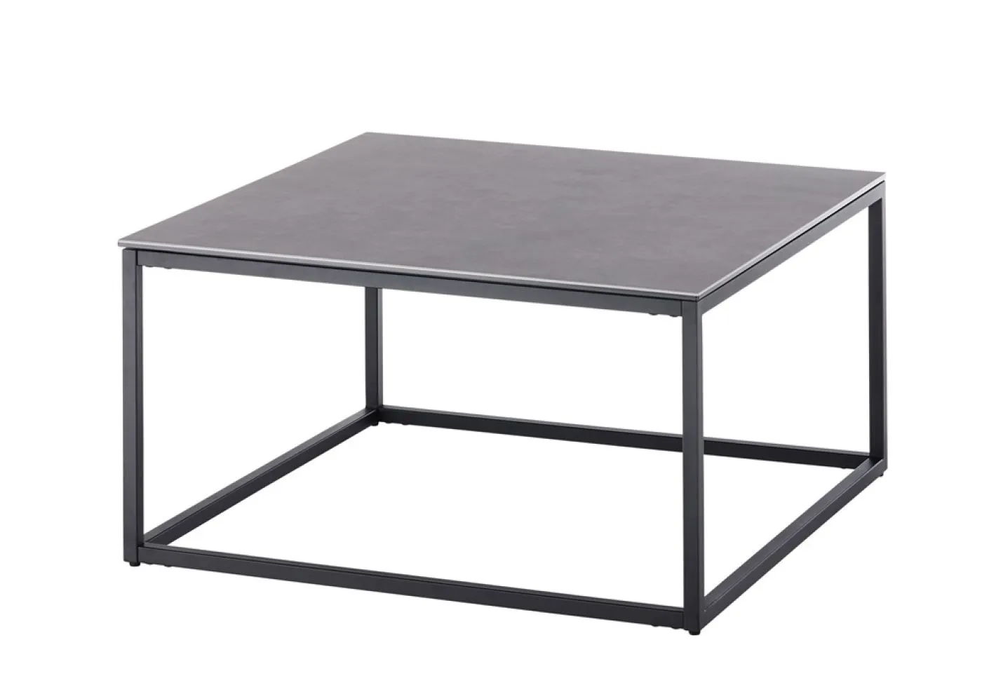 Couchtisch Varna | anthrazit / schwarz |75x40x75