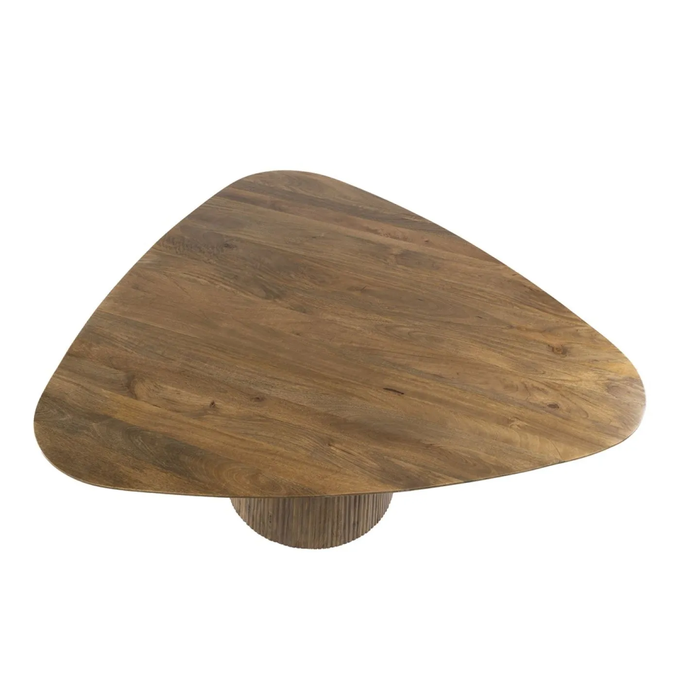 Esstisch Board | 150cm | dreieckig | Mango massiv | sand