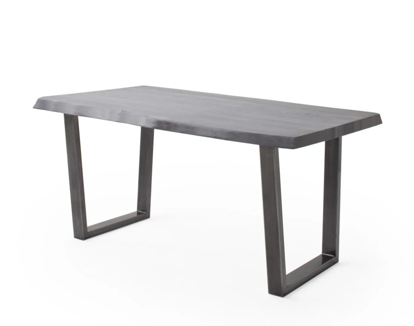 Esstisch Calabria | Akazie massiv | T-Gestell | 160/180/200/220/240 | grau / antik gewischt | verschiedene Größe