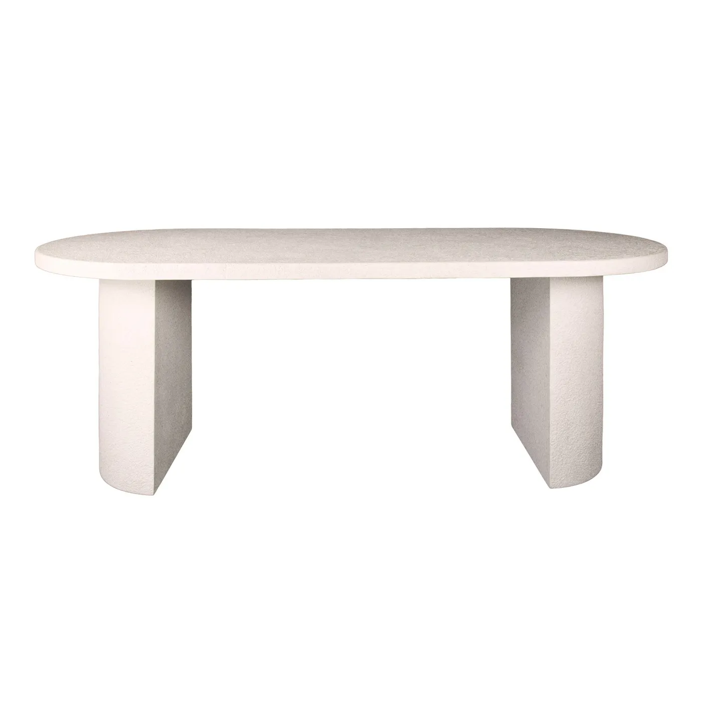 Esstisch Shiro | Mamorkomposit | Cremeweiß | 215cm