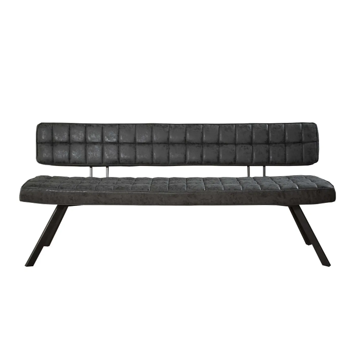 Esszimmerbank Josie | Kunstleder | schwarz | 180 cm