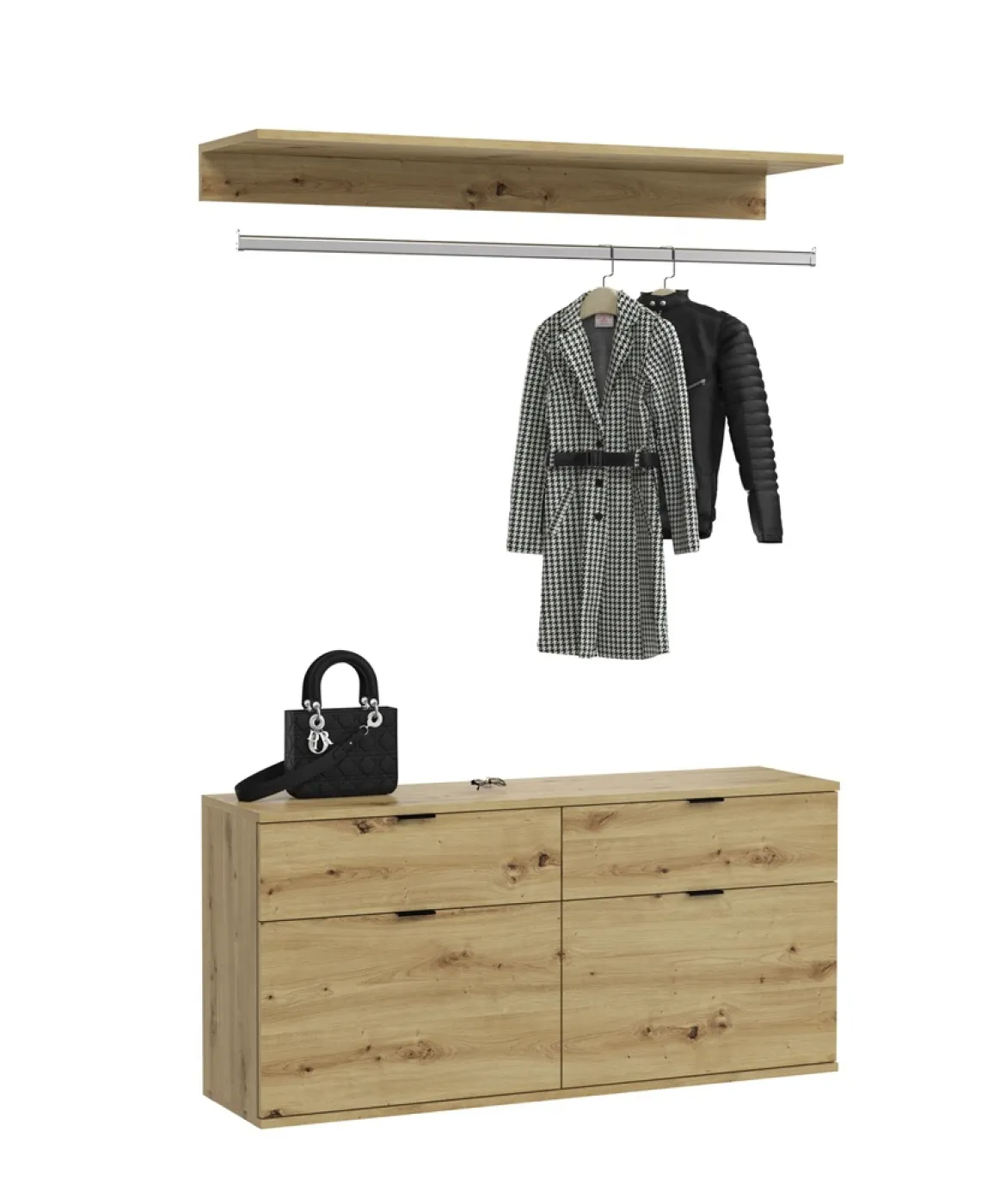 Garderoben Set Projekt X 1 | Artisan Eiche | 3-teilig