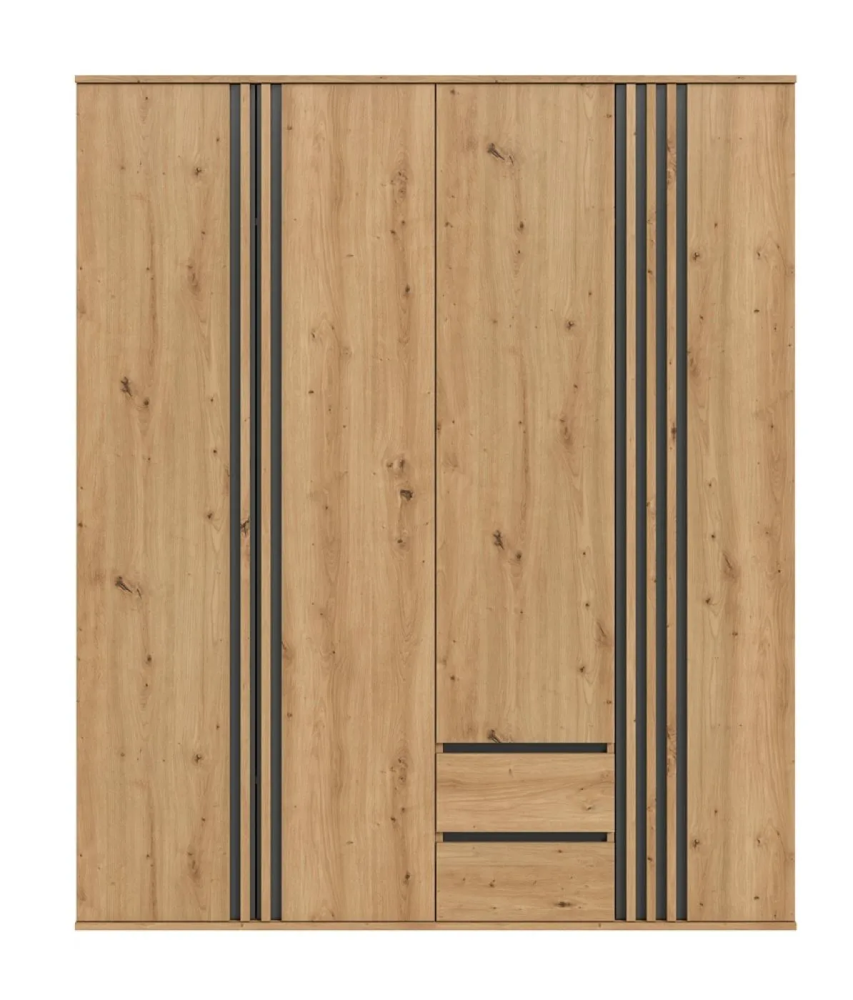 Garderobenschrank Kleiderschrank Tofta | 2-teilig | Artisan Eiche