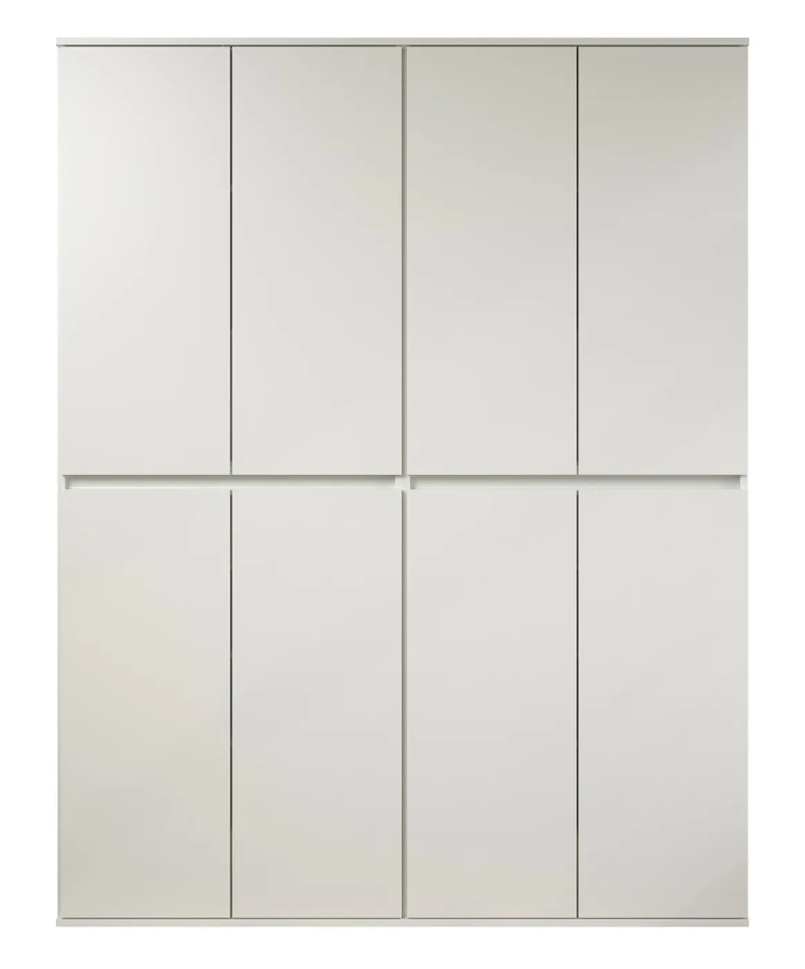Garderobenschrank Nevada | weiß | 148 x 191 x 34 cm