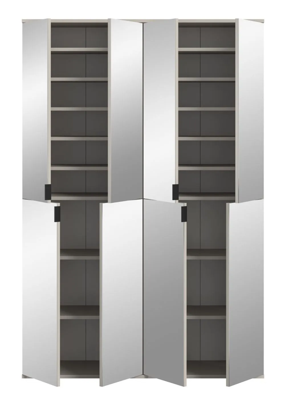 Garderobenschrank Projekt X 1 | Kombination | Kaschmir | 2-teilig