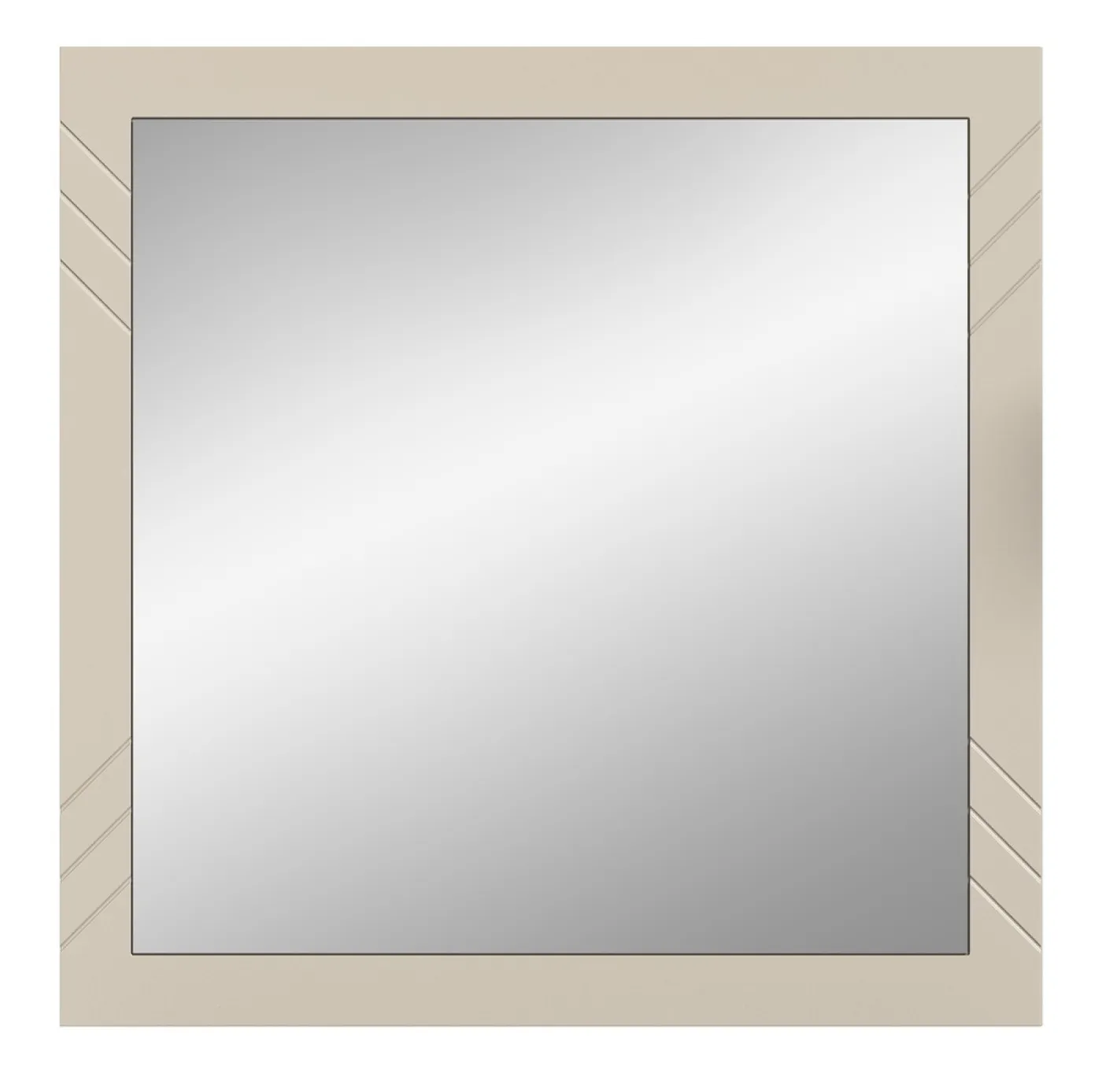Garderobenspiegel | Wandspiegel Notes | beige matt/sandfarben