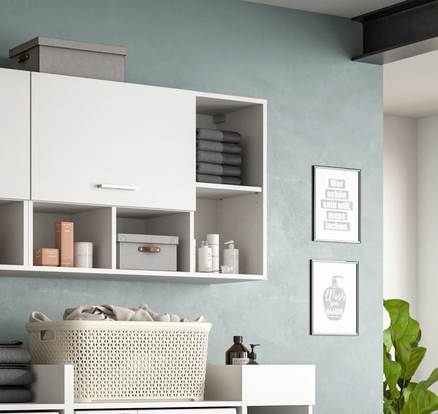 Hängeschrank Free | weiß
